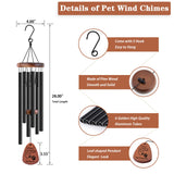 VENBEEL Dog Memorial Gifts, 28" Pet Memorial Wind Chimes, Loss of Dog Sympathy Gift, Pet Loss Passing Away Remembrance Bereavement Gift VENBEEL