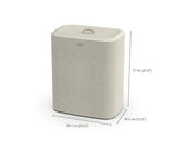 Joseph Joseph Tota Trio 90 liter/23.8 gallon Laundry Hamper Separation Basket with lid, 3 Removable Washing Bags with Handles- Ecru Joseph Joseph
