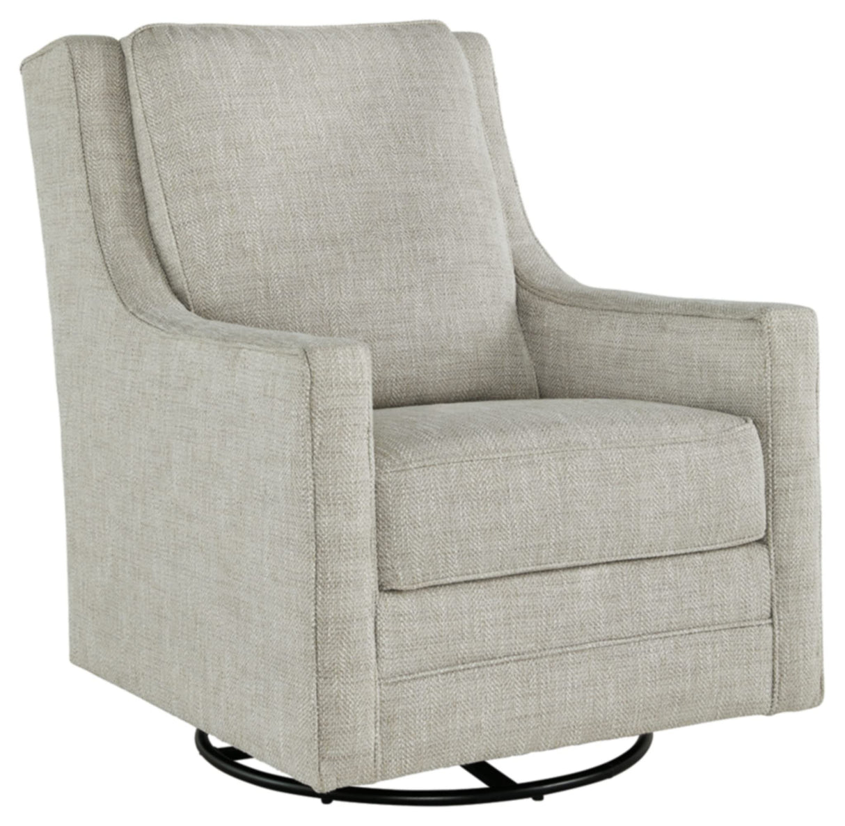 Signature Design by Ashley Kambria Casual Upholstered Swivel Glider Accent Chair, Gray Signature Design by Ashley