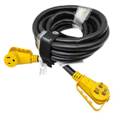 Parkworld 6 AWG NEMA 6-50 Extension Cord for Welder and EV Charger, 6 Gauge Welder Extension Cord, 3-Prong, 50 AMP, 250 Volts, 12500 Watts (25FT) Parkworld