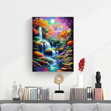 Landscape Diamond Painting Kits for Adults - Scenery Diamond Art Kits for Adults, Round 5D Forest Gem Art Kit for Adult DIY Crafts Kit Gift Home Wall Decor Gifts (16x12 inch) xackcme