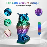 3Dgenius Silk Rainbow PLA Filament 1.75mm Silk PLA 3D Printer Filament Shiny Fast Color Changing Gradient Filament 3D Printing Filament Fit Most FDM Printers, 500g Spool(1.1lbs), Universe Series 3Dgenius