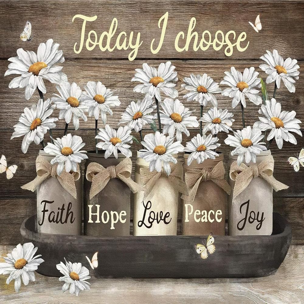 EIBEILI Diamond Art Kits for Adults,Inspirational 5D Diamond Painting for Beginners Round Full Diamond Art Kits,DIY Diamond Pictures Gemstone Art and Crafts Home Decor 14x14inch EIBEILI