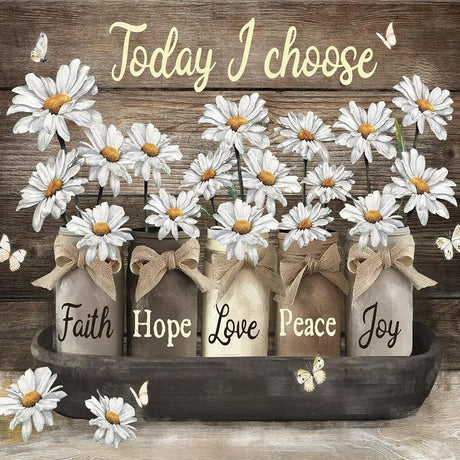 EIBEILI Diamond Art Kits for Adults,Inspirational 5D Diamond Painting for Beginners Round Full Diamond Art Kits,DIY Diamond Pictures Gemstone Art and Crafts Home Decor 14x14inch EIBEILI