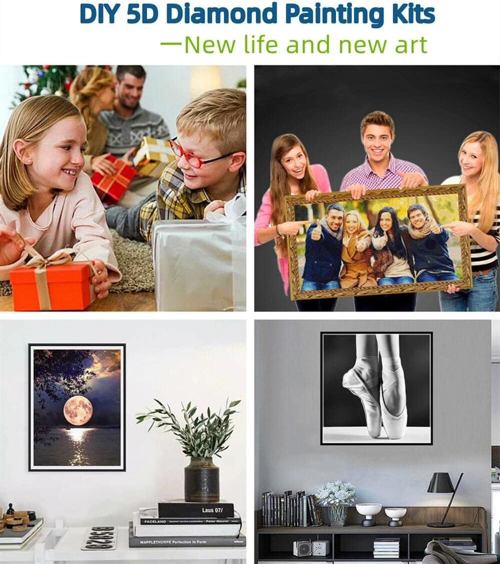 5D Diamond Art Painting Kits Beautiful Native American Woman Holding DIY Round Full Drill Diamond Paint by Diamond Number Kits for Beginners Crystal Cross Stitch Wall Decoration 30x40cm(3) WoodArtSupply