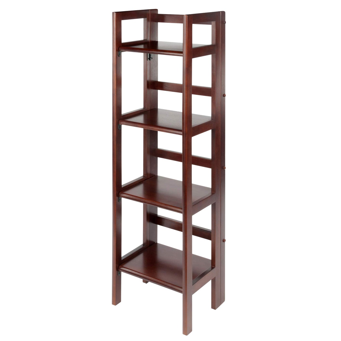 Winsome Wood Terry Shelving, Walnut - WoodArtSupply