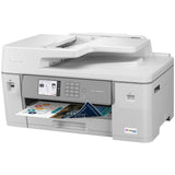 Brother MFC-J6555DW INKvestment Tank Color Inkjet All-in-One Printer with up to 1 Year of Ink in-box1 and 11” x 17” Print, Copy, scan, and fax Capabilities,White Brother