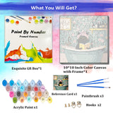 JUJUHOOD Funny Bathing Cat Paint by Numbers Kit for Adults Beginner & Kids Ages 8-12,Black Cat Paint by Number Without Easel, Simple Paint by Numbers for Gift Home Wall Decor (10x10Inch) JUJUHOOD