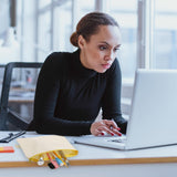 Shappy 40 Pieces Canvas Zipper Pouch Bags Canvas Pencil Pouch Canvas Makeup Bags Blank Canvas Pencil Case Cotton Canvas Cosmetic Bag for Travel DIY Craft(7.09 x 4.33 Inches, S) Shappy