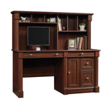 Sauder Palladia Computer Desk and Hutch, Select Cherry finish Sauder