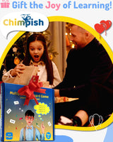 Chimpish Multiplication Games, 12x12 Wooden Montessori Multiplication Board Game, Larger Size Times Table, Montessori Math Learning Materials, Educational Toy for Toddlers, Preschool Gifts for Kids Chimpish