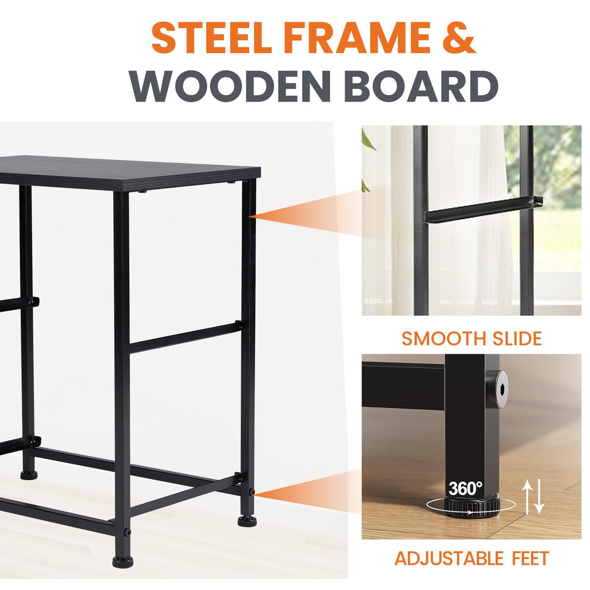 Sweetcrispy Nightstand Set of 2 with 2 Storage Drawers, 20" Height Small Bed Side Furniture End Table, Wooden Top Fabric Cabinet Kids Mini Dresser for Bedroom, Closet, Entryway, College Dorm Sweetcrispy