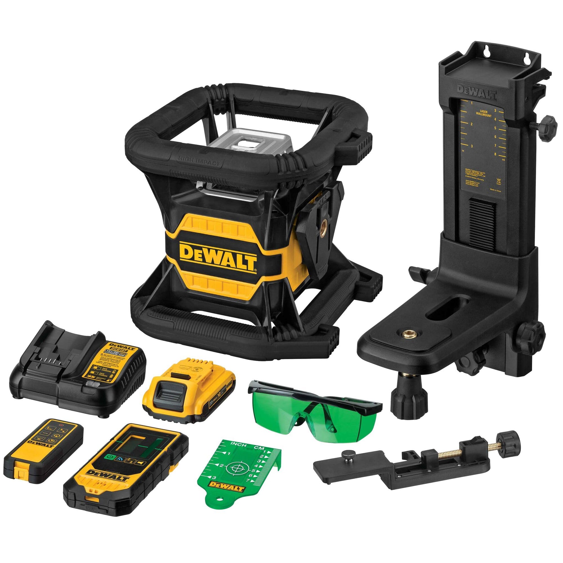 DEWALT 20V MAX Laser Level, Green, Bluetooth (DW080LGS) - WoodArtSupply