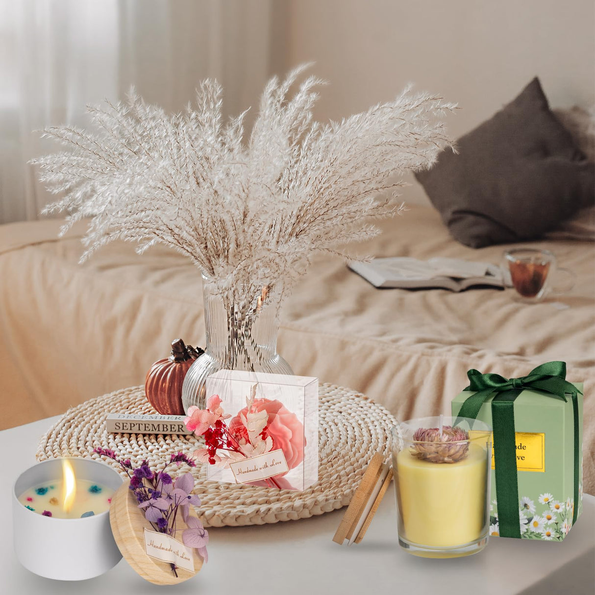 Candle Making Kit for Adults Beginners – 1200g Soy Wax, Digital Wax Melting Pot, Floral Candle Molds, Gift Boxes, Premium Candle Making Supplies, Complete DIY Set, Home Decor Gifts ZEROMX