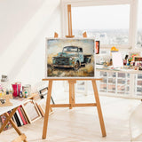 XTXGERL Vintage Car Paint by Numbers for Adults DIY Paint by Numbers Acrylic Painting Canvas Classic Cars Trucks Painting Kits Art 16" W x 20" L (Without Frame) XTXGERL