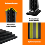 Rufokisa 40in Wide Garage Shelving Heavy Duty，2000lbs Large Loads Adjustable Garage Storage Shelves,All Metal Storage Racks and Utility Rack Shelves, 40”W x 16”D x 72”H (Black) Rufokisa