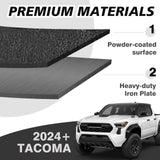 Muslogy Center Console Safe Lockbox Compatible with Toyota Tacoma 2024 Accessories 4th Gen Tacoma Console Vault Box Gun Safe Extra Storage Safety Security 4 Digit Combination Lock with Key Muslogy