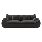 Hobestluk Sofa Couches 2-Seater Modular Sectional Sofa, 89''Comfy Loveseat with Throw, Deep Seat Small Sofa for Small Space, Memory Foam Sectional Couches for Living Room, Office, Apartment Hobestluk