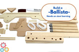 Pathfinders STEM Kit - Roman Ballista Crossbow | Science Kits for Kids Age 8-10 10-14 | stem Kits for Kids Age 12-14 Physics Toys |Engineering | Learning Resource Pathfinders
