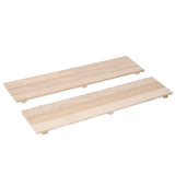 Outsunny Wooden Kids Sandbox with Cover, Children Outdoor Sand Box with Foldable Bench Seats, Adjustable Canopy, Bottom Liner for Outdoor, Natural Outsunny