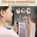 50 Pcs Sublimation Magnets Blank 3x3 Inch Personalized Fridge Refrigerator Magnets Blanks DIY Sublimation Refrigerator Magnet Bulk Round Sublimation Magnets for Kitchen Decorative Fridge Magnets Blank ZhouBoat