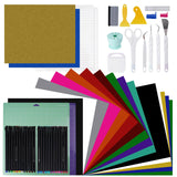 The Ultimate Accessories and Supplies Bundle for Cricut Makers and All Explore Air - The Perfect Bundle/Tool Kit for Beginners, Pros and Skilled Crafters - Instantly Create Amazing Crafting Projects Dimflue