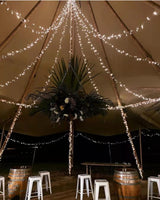 OZS 2Pack 164ft 400 LED String Lights Outdoor/Indoor, Extendable Electric Lights for Christmas Trees, Waterproof 8 Modes Green Wire Electric Holiday Lights for Christmas Decorations (Cool White) OZS