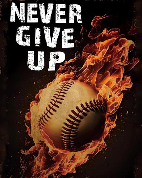 Baseball 5D DIY Diamond Art Painting 12x16 inches for Adults, Full Round Drill Rhinestone Embroidery for Wall Decoration WoodArtSupply