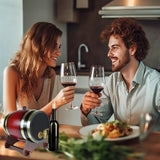 1.5L Whiskey Barrel Dispenser Oak Aging Barrels Home Whiskey Barrel Decanter for Wine, Spirits, Beer, and Liquor (Red Wine) Aimee_JL