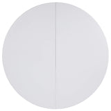 Flash Furniture Stonewall 6' Round Plastic Folding Event Table with Carrying Handle, Bi-Fold Portable Banquet Table for Indoor/Outdoor Events, White Flash Furniture
