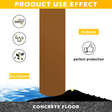 20Ft Universal Garage Door Bottom Threshold Seal Strip with 20oz Glue Gel, Weatherproof Rubber DIY Weather Stripping Replacement - Black Papillon