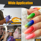 Airbrush Kit, Air Brush Painting Set, Double Action Trigger Airbrush Gun with 0.3mm/0.5mm/0.8mm Needles, 2cc/5cc/13cc Paint Cup, Airbrush Spray Tool Set for Painting Nails Cake Tattoo Makeup BetyBedy