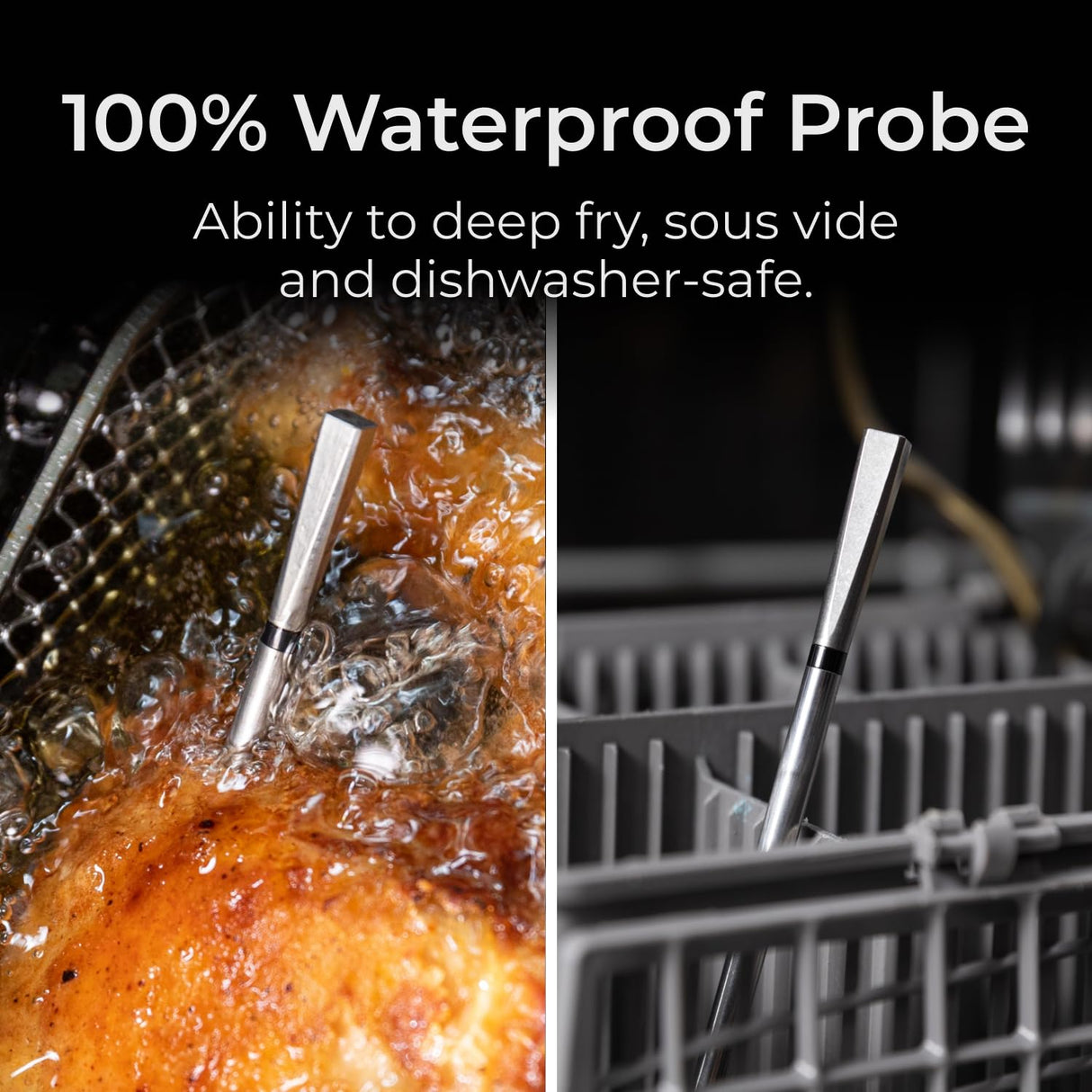 MEATER Pro: Smart Bluetooth Wireless Meat Thermometer Digital | 1000°F Heat Resistance | Long Range | Certified Accuracy | BBQ, Oven, Grill, Smoker, Air Fryer, Deep Fryer | 50+ Recipes in App MEATER