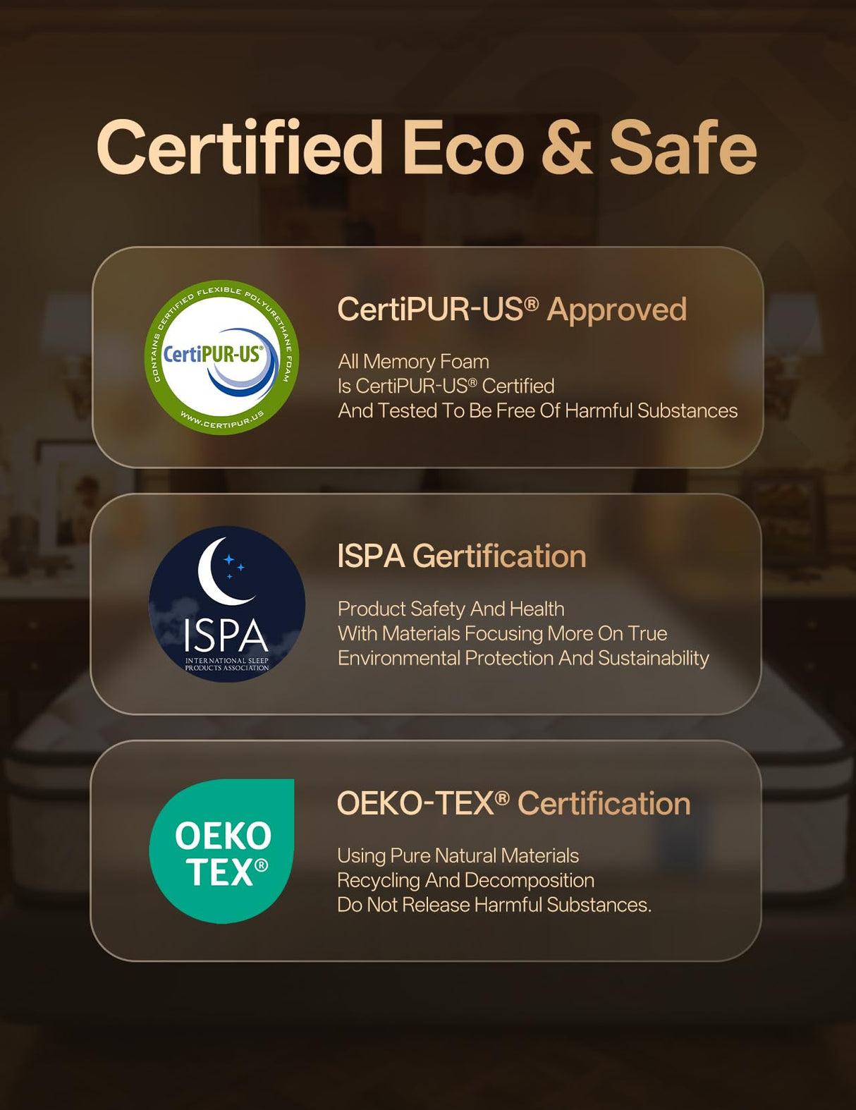 Full Mattress, 10in Memory Foam Hybrid Mattress, Medium Firm and Individually Pocket Springs - Pressure Relief, CertiPUR-US Certified, Motion Isolation-Extra Edge Support. (White, Full, 10, Inches) Om Vasudhare