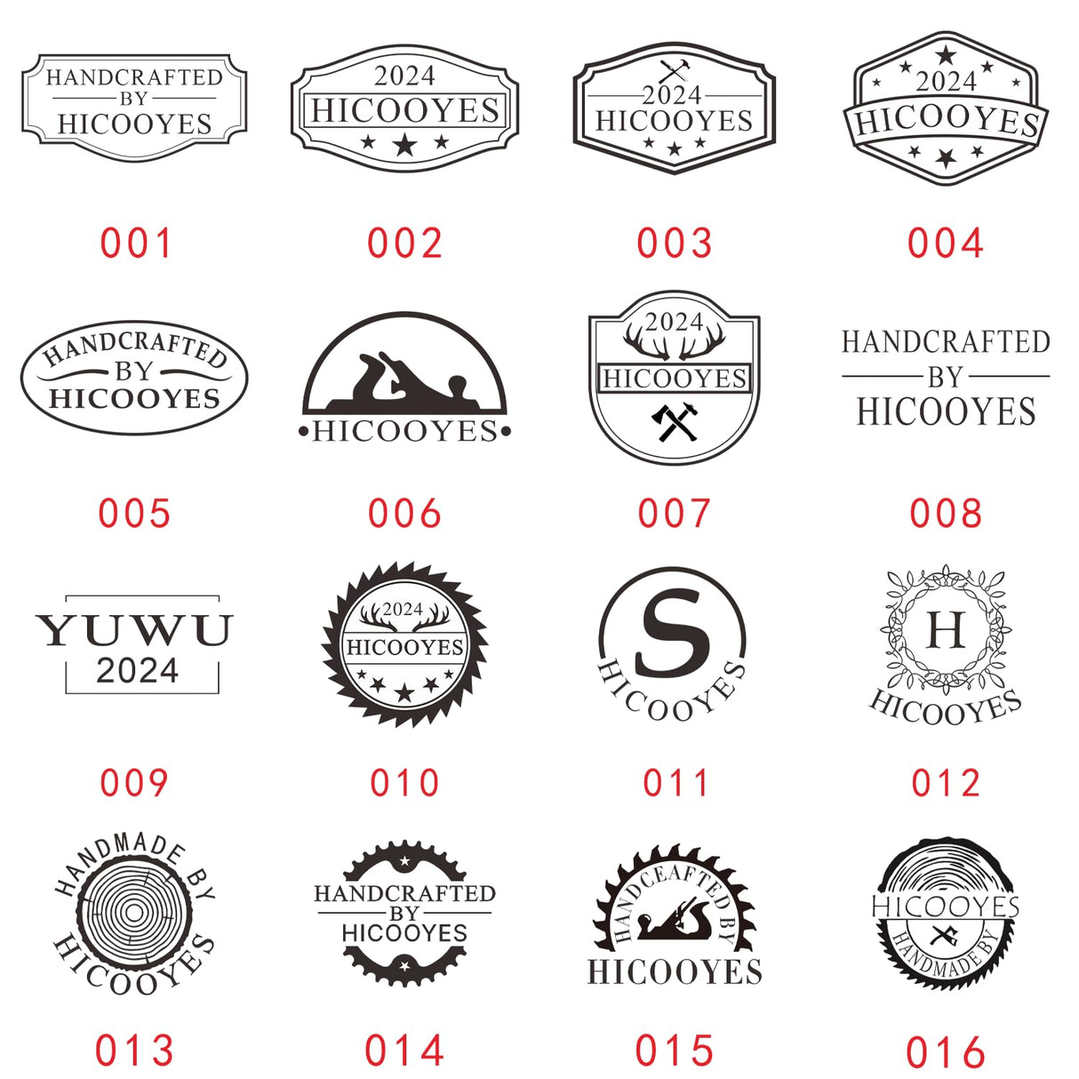 Customisable Electric Branding Iron by Yuwu – Precision Marking Tool for Wood, Leather, and Culinary Crafts (1.5x1.5 Inch) Yuwu