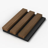 ROOMTEC Acoustic Wood Wall Panels, Soundproof Wall Panels, Wood Slat Wall Panels for Wall Decor (samples) ROOMTEC