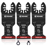 EZARC Carbide Oscillating Saw Blades, General Purpose Multitool Blades Quick Release for Metal, Nails, Wood, Plaster, Drywall and PVC, 3-Pack EZARC