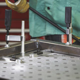 Klutch Mobile Welding Table, Welding Tools Metal Fit-Up Kit With Firm Grip Handle And Heavy-Duty Swivel Casters, Welding Equipment Welding Table Top Klutch