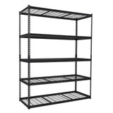 GarveeHome Garage Shelving, 5-Tier Heavy Duty Garage Shelving, 60 in L x 24 in W x 78 in H Storage Shelves Adjustable Height, Metal Shelves for Kitchen Pantry Basement Laundry, Easy Assemble GarveeHome