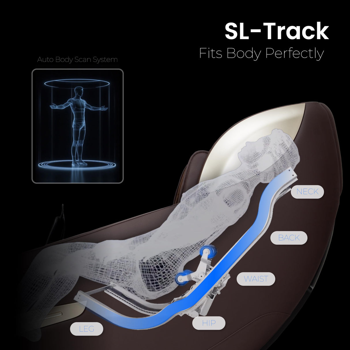 Titan Quantum Massage Chair | Taupe | Full Body & Zero Gravity Features | Customizable Massage Programs Osaki