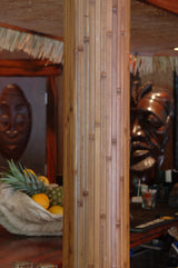 amaZulu Inc. Natural Bamboo Paneling - Flexible Wall Cladding Panels for Living Room Decor, Ceiling Tiles, and Outdoor Kitchens - Renewable Resource, Home Decor, 32 sq ft Coverage, Caramel amaZulu Inc.