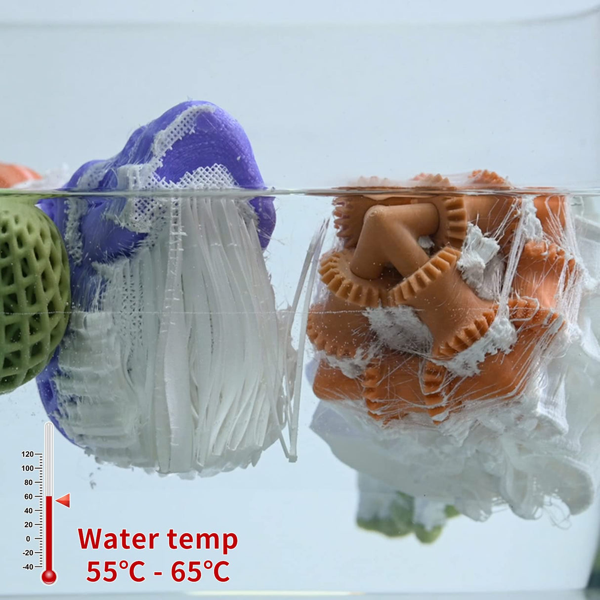 PVA Filament, Water Soluble Support 3D Printer Filament 1.75mm 0.5KG Spool for 3D Printers, Natural TRONXY