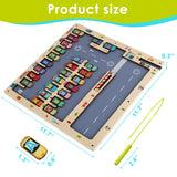 Magnetic Alphabet Maze Letter Puzzle for Fun Learning, Montessori Educational Toy for 3 4 5 Year Old Boys and Girls, Fine Motor Skills Development and Sensory Play NASHRIO