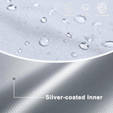 COOSHADE Pop Up Canopy Tent 8x8 with 2 Sidewalls, Outdoor Shade Instant Canopy Tents(White) COOSHADE