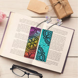 3Pcs Diamond Art Bookmarks, Diamond Painting Bookmarks Kits for Women, Kaleidoscope DIY Bookmark for Beginners Adults Arts Craft Generic