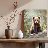 xcemhil Bear Paint by Numbers Kit for Adults, Paint by Number Animals, Bear Paint by Numbers Kit for Adults Beginner for Gift and Home Wall Decor 16x20 Inch xcemhil