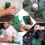 Soldering Iron, Soldering Kit, 19-in-1 60w Soldering Iron Kit Electronics Adjustable Temperature Welding Iron with ON/OFF Switch, Digital Multimeter, 5 Tips, Desoldering Pump, Screwdriver, Tweezers HANDSKIT