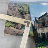 Gumney 40X50cm Solid Wood Canvas Stretcher Bars Kit, Wooden Canvas Frames Painting Stretching Bars Kits for Prints, Oil Paintings, Digital Paintings and Posters Gumney