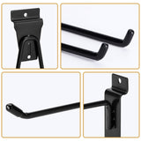 MENEONE Heavy-Duty Slatwall Baskets and Hooks - Slatwall Accessories for Standard Slatwall Panels | Ideal for Organizing Garages and Workshops MENEONE