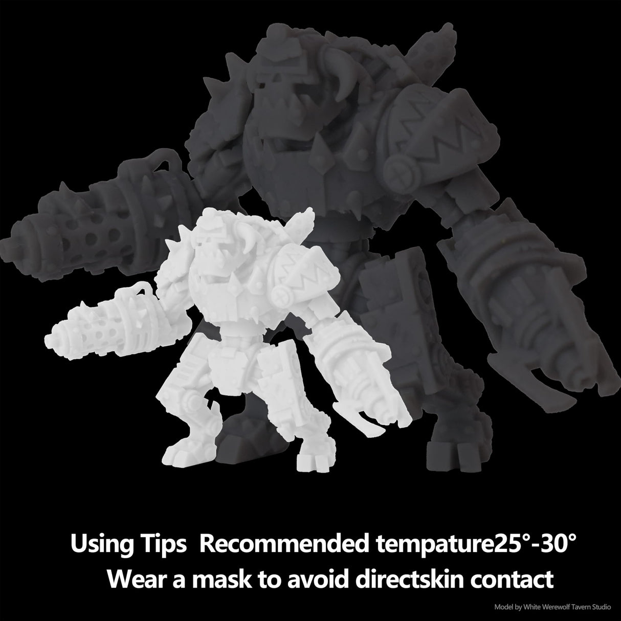 Makercubic³ Standard Resin Fast Curing, for 395-405nm UV Light Curing 3D Printing Liquid，Well Formed(White,500g） MakerCubic³